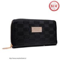 michael kors jet set double zip around groot zwart portefeuilles Outlet Amsterdam 2p8lc823